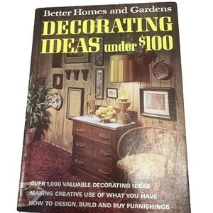 Vintage Better Homes and Gardens Decorating books.